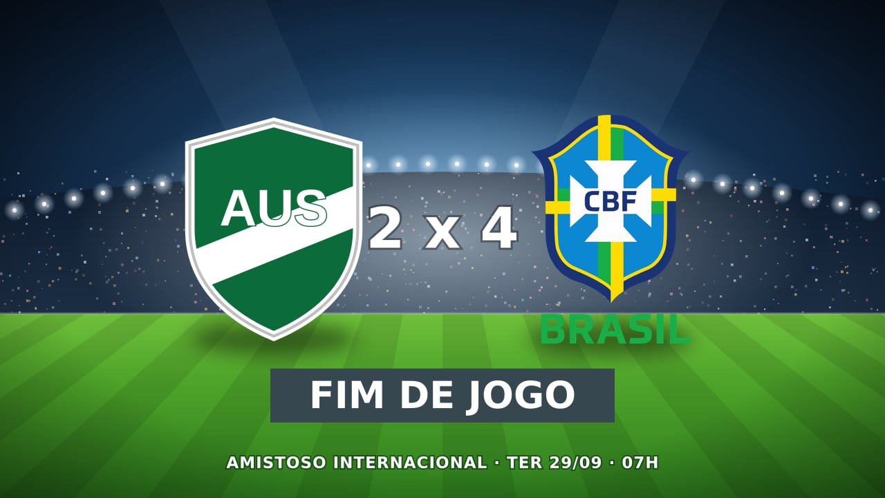 Austrália x Brasil ao vivo, Amistoso Internacional