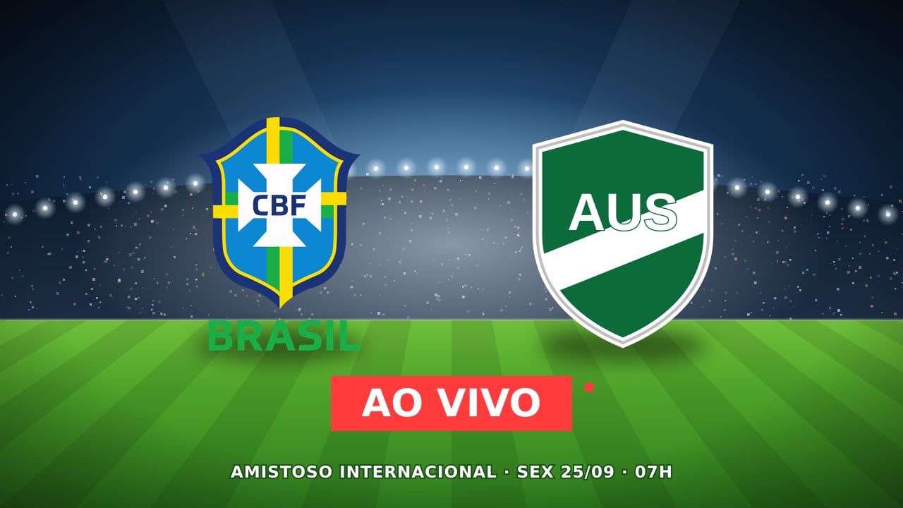 Brasil x Austrália ao vivo, Amistoso Internacional