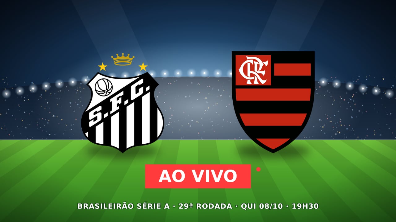 Santos x Flamengo ao vivo, Brasileirão Série A